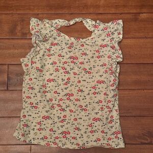 Girls Size 8‎ Floral Blouse Top Shirt